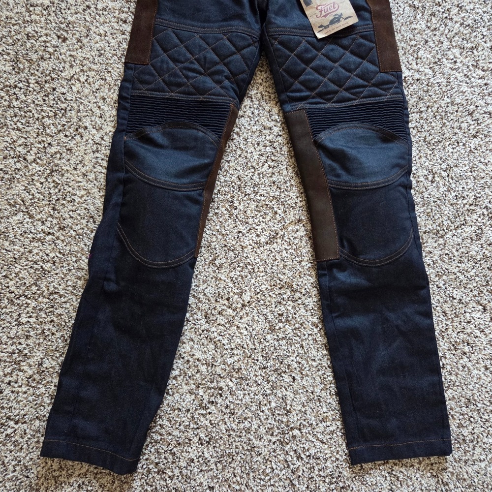 Fuel Sergeant Women's Motorcycle Jeans Pants Size 24 Black New NWT - Picture 3 of 13